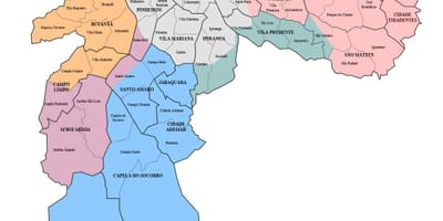 সাও পাওলো আশপাশ মানচিত্র
