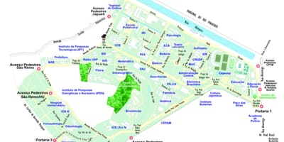 সাও পাওলো স্কুল মানচিত্র